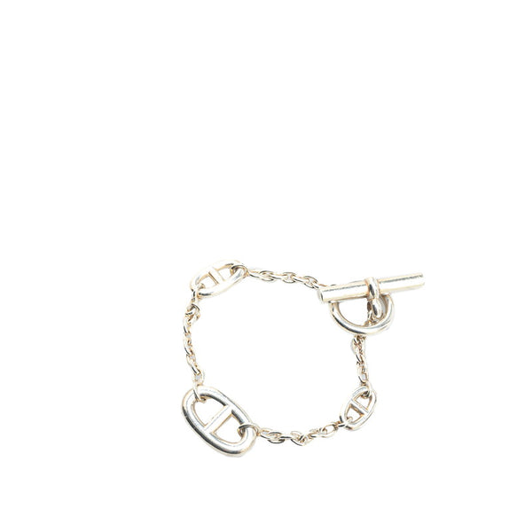 エルメス シェーヌダンクル ファランドール ブレスレット SV925 シルバー レディース HERMES 【中古】
