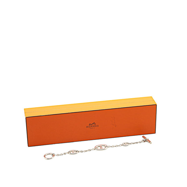 エルメス シェーヌダンクル ファランドール ブレスレット SV925 シルバー レディース HERMES 【中古】