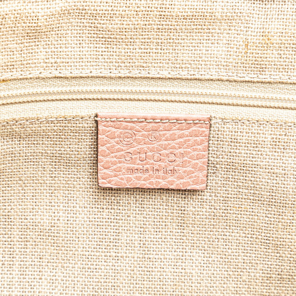 グッチ バンブー ハンドバッグ ショルダーバッグ 2WAY 449642 ピンク レザー レディース GUCCI 【中古】