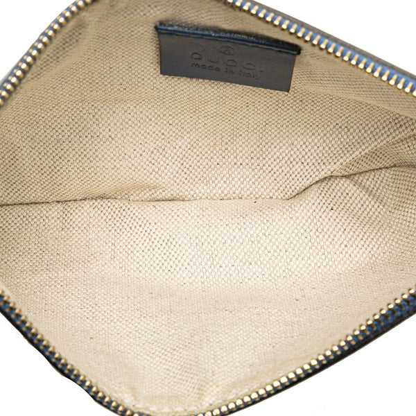 グッチ GGキャンバス ショルダーバッグ トートバッグ 269878 ベージュ ブルー キャンバス レザー レディース GUCCI 【中古】