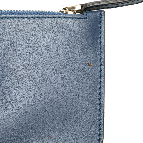 グッチ GGキャンバス ショルダーバッグ トートバッグ 269878 ベージュ ブルー キャンバス レザー レディース GUCCI 【中古】