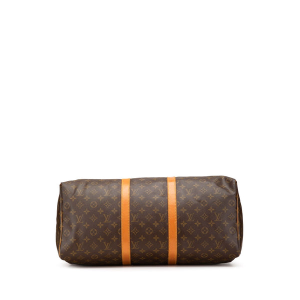 ルイ ヴィトン モノグラム キーポル50 ボストンバッグ トラベルバッグ M41426 ブラウン PVC レザー レディース LOUIS VUITTON 【中古】