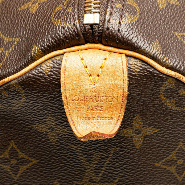 ルイ ヴィトン モノグラム キーポル50 ボストンバッグ トラベルバッグ M41426 ブラウン PVC レザー レディース LOUIS VUITTON 【中古】