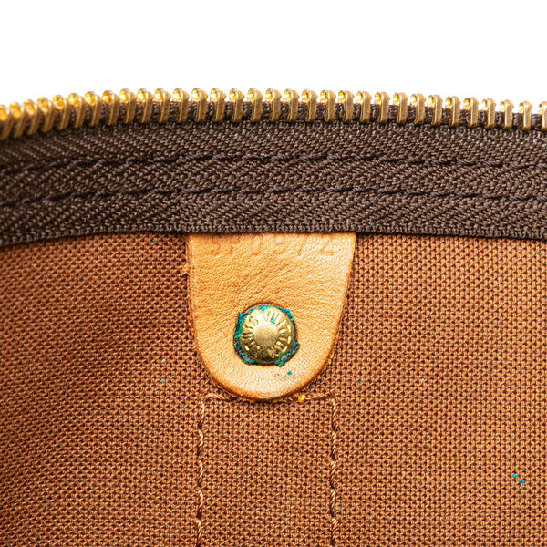 ルイ ヴィトン モノグラム キーポル50 ボストンバッグ トラベルバッグ M41426 ブラウン PVC レザー レディース LOUIS VUITTON 【中古】