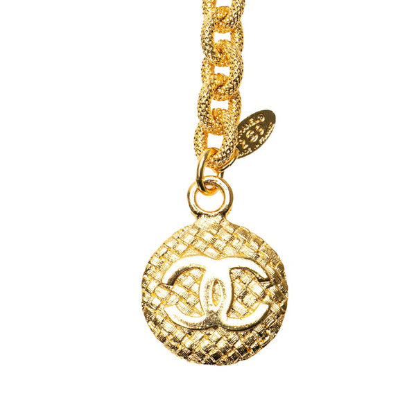 シャネル ヴィンテージ ココマーク チェーン ベルト ゴールド メッキ レディース CHANEL 【中古】