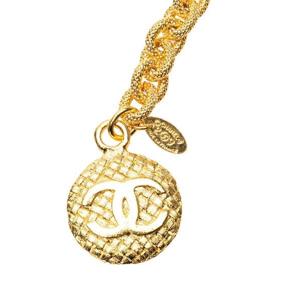 シャネル ヴィンテージ ココマーク チェーン ベルト ゴールド メッキ レディース CHANEL 【中古】