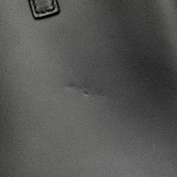 サンローラン YSLロゴ LE 37 ミニ ハンドバッグ ショルダーバッグ 2WAY ブラック レザー レディース SAINT LAURENT 【中古】