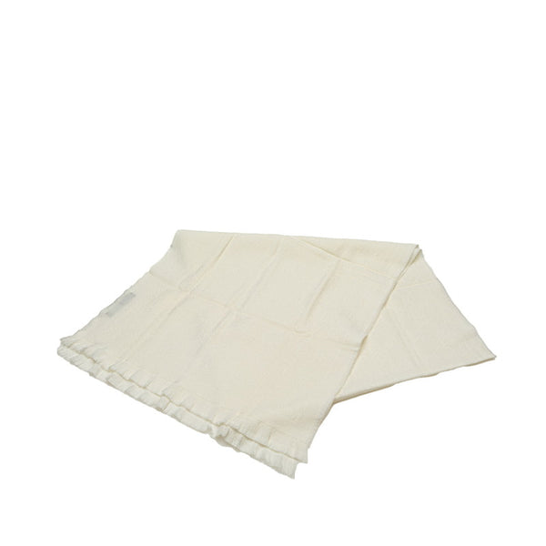 グッチ GGウール ストール ホワイト ウール シルク レディース GUCCI 【中古】