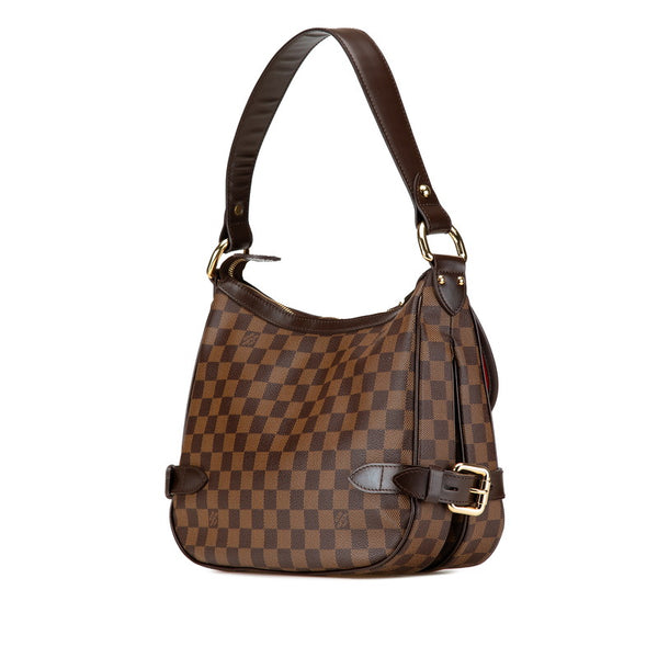 ルイ ヴィトン ダミエ ハイバリー ハンドバッグ ショルダーバッグ N51200 ブラウン PVC レザー レディース LOUIS VUITTON 【中古】