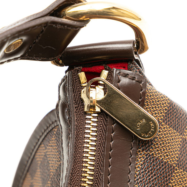 ルイ ヴィトン ダミエ ハイバリー ハンドバッグ ショルダーバッグ N51200 ブラウン PVC レザー レディース LOUIS VUITTON 【中古】
