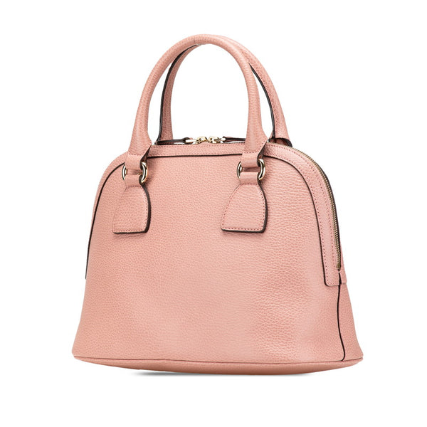 グッチ インターロッキングG ハンドバッグ ショルダーバッグ 2WAY 449662 ピンク レザー レディース GUCCI 【中古】