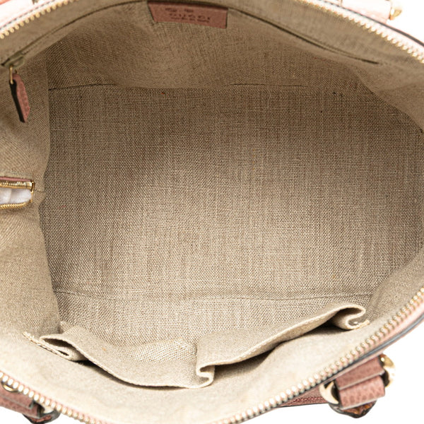 グッチ インターロッキングG ハンドバッグ ショルダーバッグ 2WAY 449662 ピンク レザー レディース GUCCI 【中古】