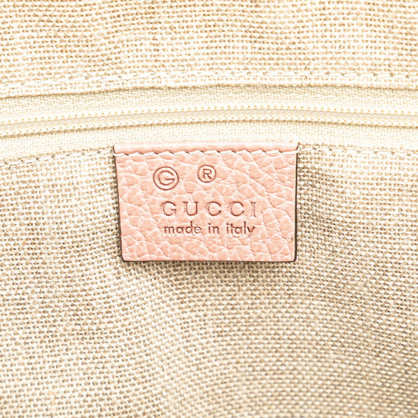 グッチ インターロッキングG ハンドバッグ ショルダーバッグ 2WAY 449662 ピンク レザー レディース GUCCI 【中古】