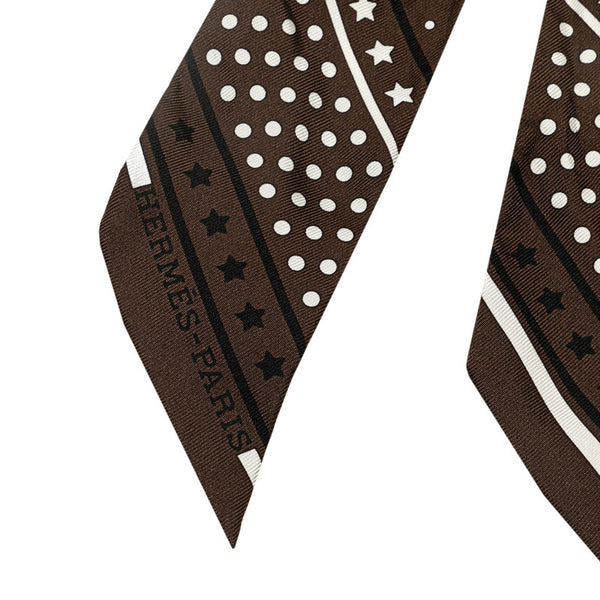 エルメス ツイリー Qu'importe le flacon 香水瓶 スカーフ グリーン マルチカラー シルク レディース HERMES 【中古】