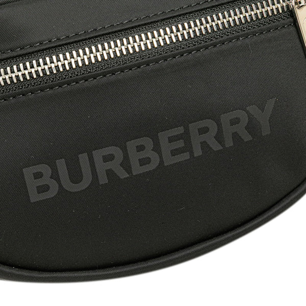 バーバリー ウエストバッグ ボディバッグ 8052887 ブラック ナイロン レディース BURBERRY 【中古】