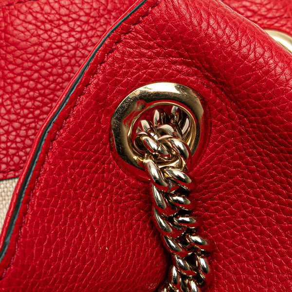 グッチ ソーホー チェーン ワンショルダーバッグ 536196 レッド レザー レディース GUCCI 【中古】