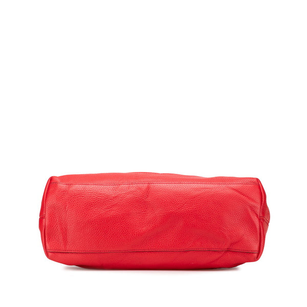 グッチ ソーホー チェーン ワンショルダーバッグ 536196 レッド レザー レディース GUCCI 【中古】