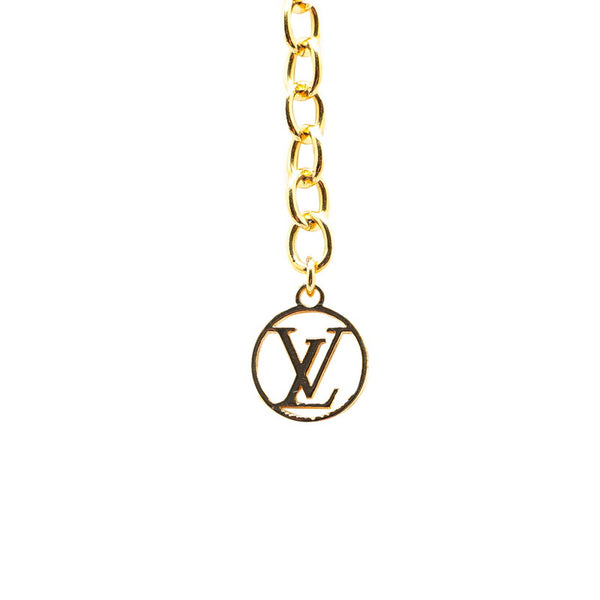 ルイ ヴィトン コリエ ルイゼット チェーン ペンダントネックレス M00365 ゴールド メッキ レディース LOUIS VUITTON 【中古】