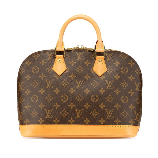 ルイ ヴィトン モノグラム アルマ ハンドバッグ M51130 ブラウン PVC レザー レディース LOUIS VUITTON 【中古】