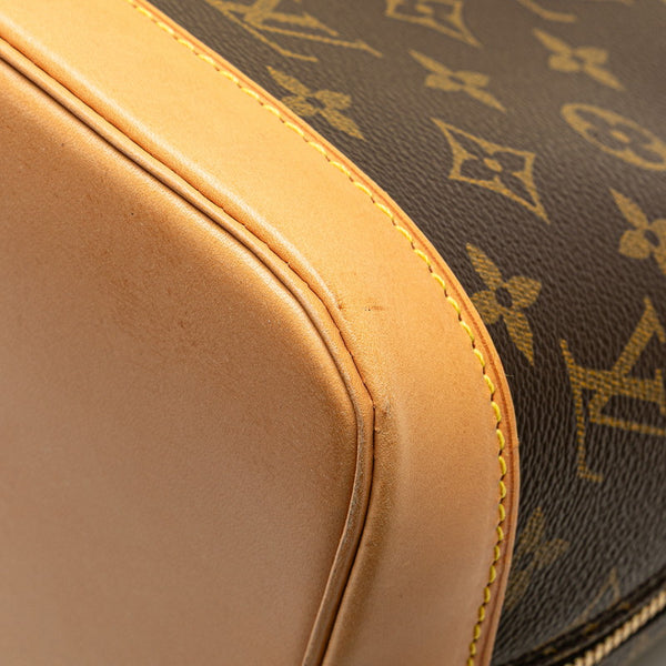 ルイ ヴィトン モノグラム アルマ ハンドバッグ M51130 ブラウン PVC レザー レディース LOUIS VUITTON 【中古】