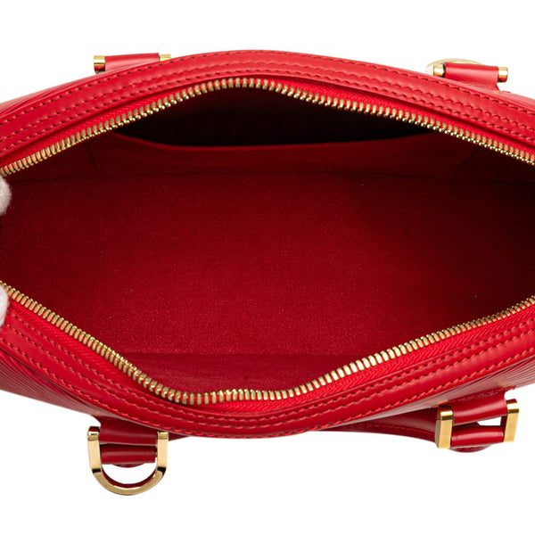 ルイ ヴィトン エピ ジャスミン ハンドバッグ M52087 カスティリアンレッド レザー レディース LOUIS VUITTON 【中古】