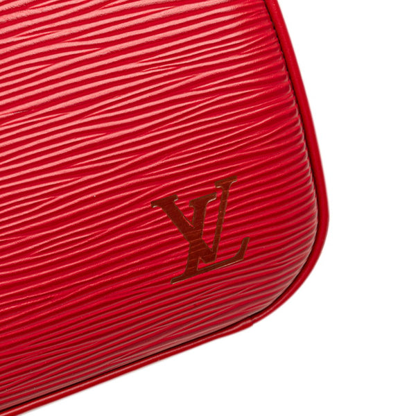 ルイ ヴィトン エピ ジャスミン ハンドバッグ M52087 カスティリアンレッド レザー レディース LOUIS VUITTON 【中古】