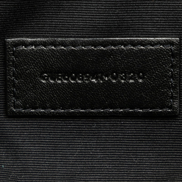 サンローラン ベッキー YSLロゴ ダブルジップ 斜め掛け チェーン ショルダーバッグ GUE608941 ベージュ レザー レディース SAINT LAURENT 【中古】