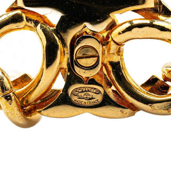 シャネル ターンロック ココマーク チェーン ネックレス ゴールド メッキ レディース CHANEL 【中古】