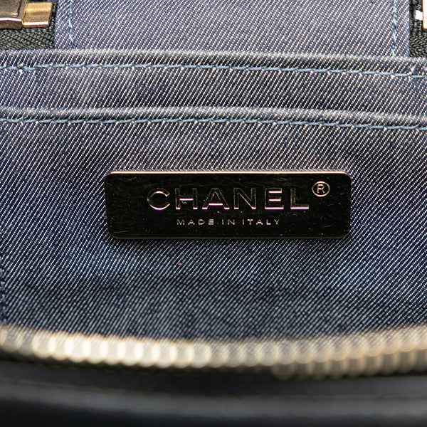 シャネル ココマーク バニティバッグ ハンドバッグ ショルダーバッグ ブラック ラムスキン レディース CHANEL 【中古】