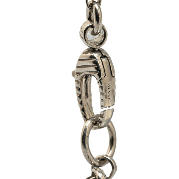 グッチ アンガーフォレスト ウルフヘッド ネックレス 476930 J8400 0811 シルバー SV925 シルバー レディース GUCCI 【中古】