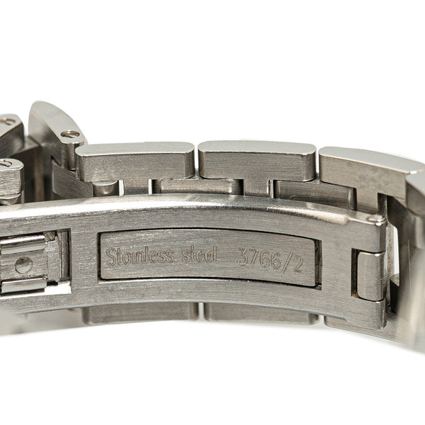 エルメス クリッパー ダイバー デイト 腕時計 CL5.210 クオーツ ホワイトシェル文字盤 ステンレススチール レディース HERMES 【中古】