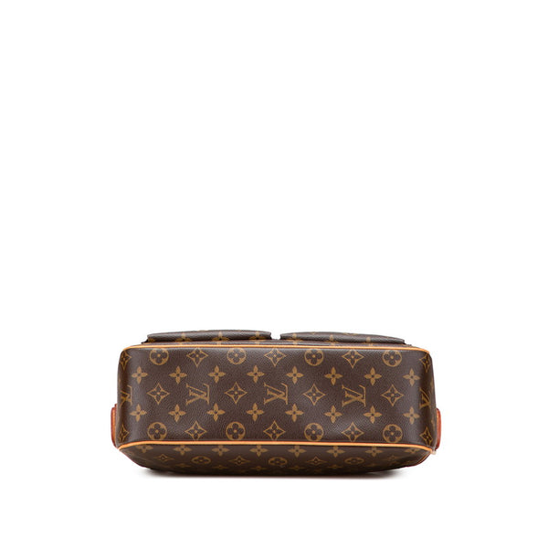 ルイ ヴィトン モノグラム ヴィバシテGM ワンショルダーバッグ M51163 ブラウン PVC レザー レディース LOUIS VUITTON 【中古】