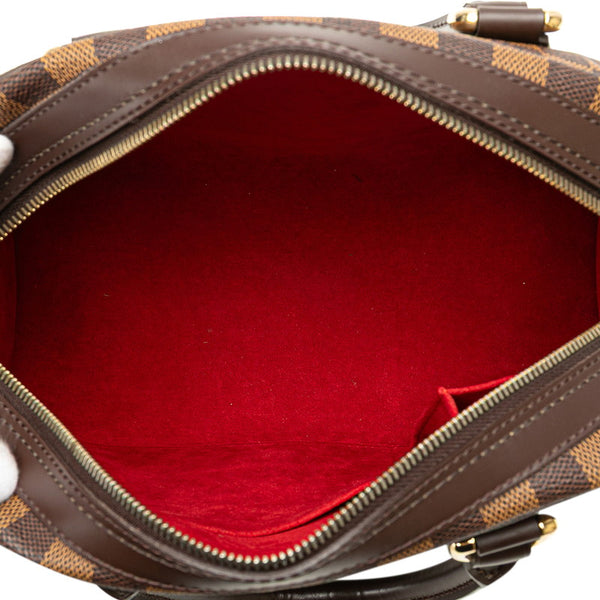 ルイ ヴィトン ダミエ ドゥオモ ハンドバッグ ボストンバッグ N60008 ブラウン PVC レザー レディース LOUIS VUITTON 【中古】