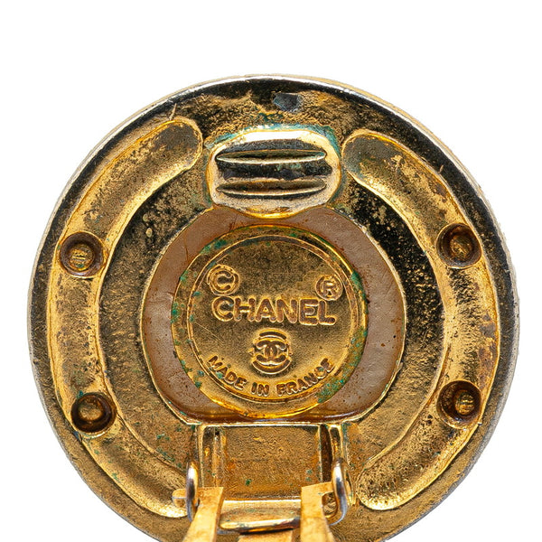 シャネル ココマーク イヤリング ゴールド メッキ フェイクパール レディース CHANEL 【中古】