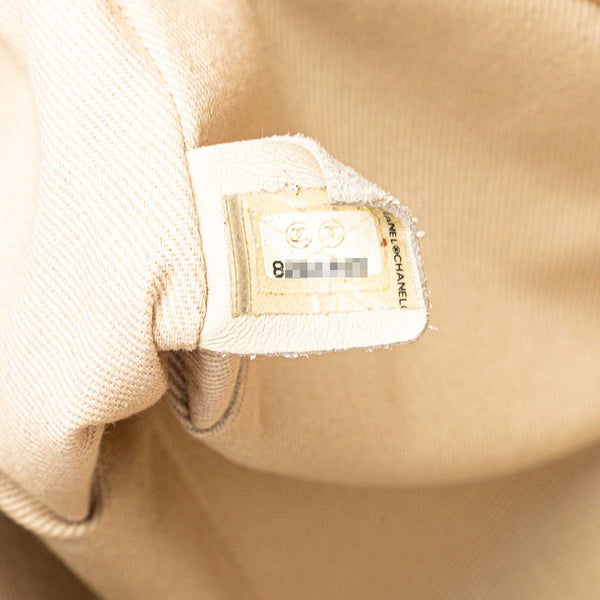 シャネル チョコバー 2.55 ワンショルダーバッグ ベージュ ラムスキン レディース CHANEL 【中古】