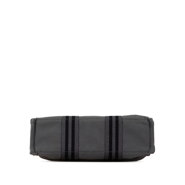 エルメス フールトゥPM ハンドバッグ トートバッグ グレー キャンバス レディース HERMES 【中古】