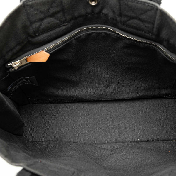 エルメス フールトゥPM ハンドバッグ トートバッグ グレー キャンバス レディース HERMES 【中古】