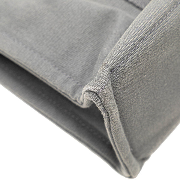 エルメス フールトゥPM ハンドバッグ トートバッグ グレー キャンバス レディース HERMES 【中古】