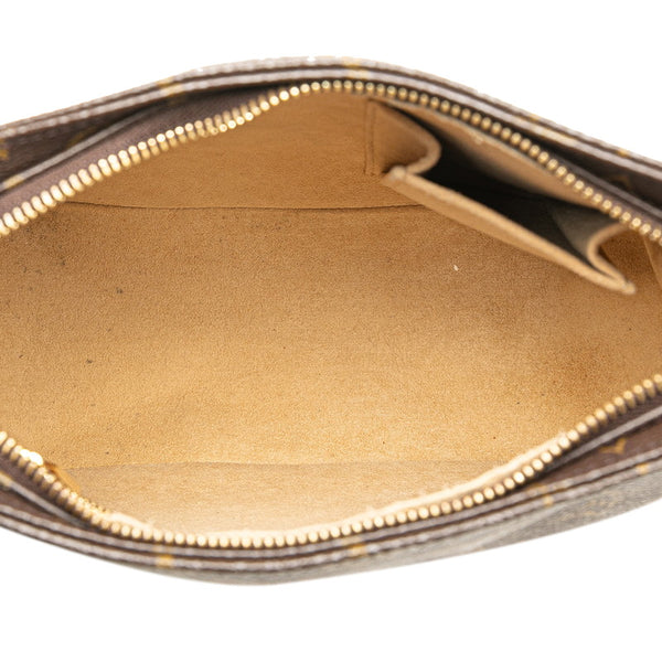 ルイ ヴィトン モノグラム ルーピングMM ショルダーバッグ M51146 ブラウン PVC レザー レディース LOUIS VUITTON 【中古】