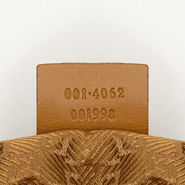 グッチ バンブー ワンショルダーバッグ ハンドバッグ 001 4062 オレンジ ブラウン スウェード レザー レディース GUCCI 【中古】