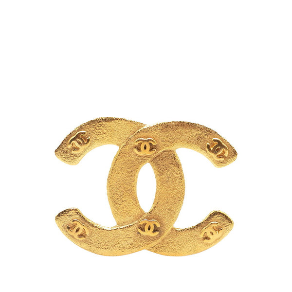 シャネル ヴィンテージ ココマーク ブローチ ゴールド メッキ レディース CHANEL 【中古】