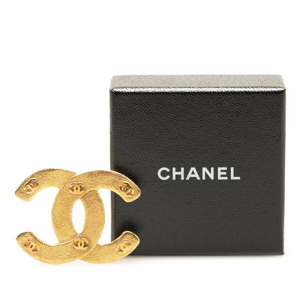 シャネル ヴィンテージ ココマーク ブローチ ゴールド メッキ レディース CHANEL 【中古】