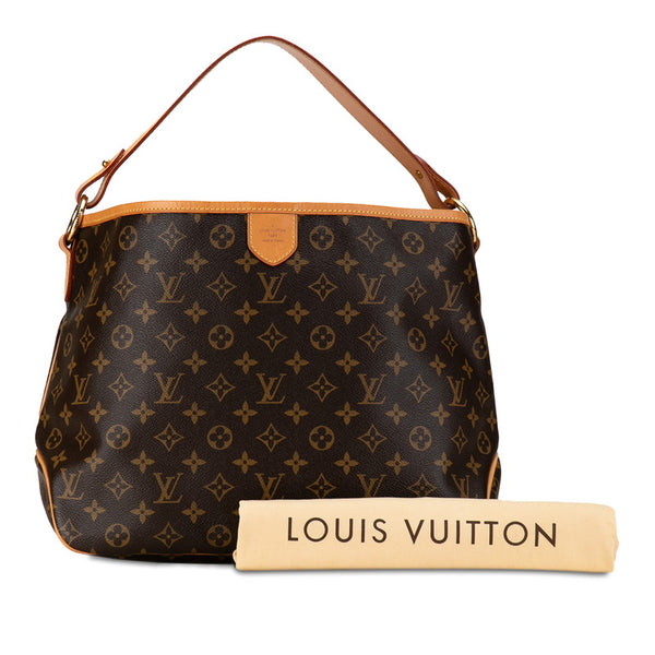 ルイ ヴィトン モノグラム ディライトフルMM ワンショルダーバッグ M40353 ブラウン PVC レザー レディース LOUIS VUITTON 【中古】