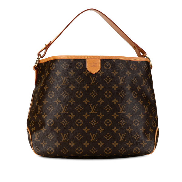 ルイ ヴィトン モノグラム ディライトフルMM ワンショルダーバッグ M40353 ブラウン PVC レザー レディース LOUIS VUITTON 【中古】