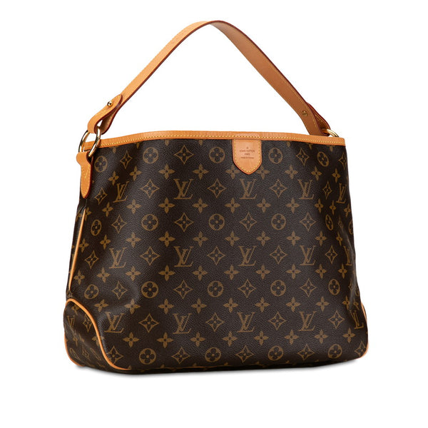ルイ ヴィトン モノグラム ディライトフルMM ワンショルダーバッグ M40353 ブラウン PVC レザー レディース LOUIS VUITTON 【中古】