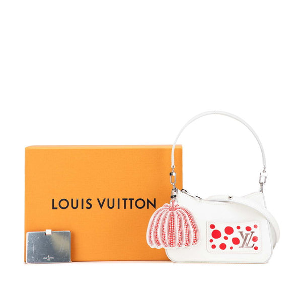ルイ ヴィトン × 草間彌生 LV×YK エピ マレリーニ  ハンドバッグ ショルダーバッグ 2WAY M21759 ブロン ホワイト レッド レザー レディース LOUIS VUITTON 【中古】