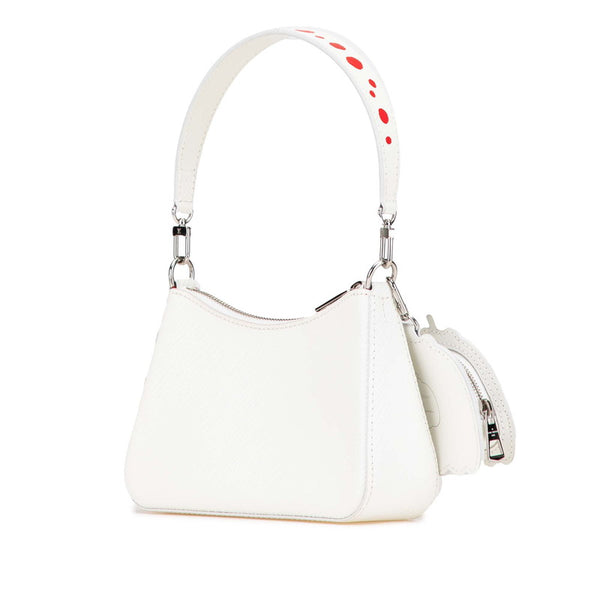 ルイ ヴィトン × 草間彌生 LV×YK エピ マレリーニ  ハンドバッグ ショルダーバッグ 2WAY M21759 ブロン ホワイト レッド レザー レディース LOUIS VUITTON 【中古】