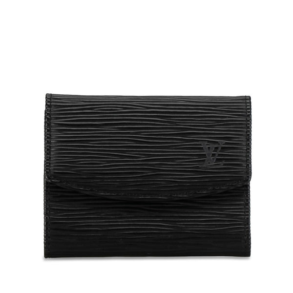 ルイ ヴィトン エピ ポルトモネ サーンプル 小銭入れ コインケース M63412 ノワール ブラック レザー レディース LOUIS VUITTON 【中古】