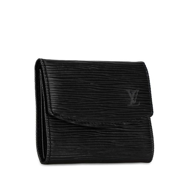 ルイ ヴィトン エピ ポルトモネ サーンプル 小銭入れ コインケース M63412 ノワール ブラック レザー レディース LOUIS VUITTON 【中古】