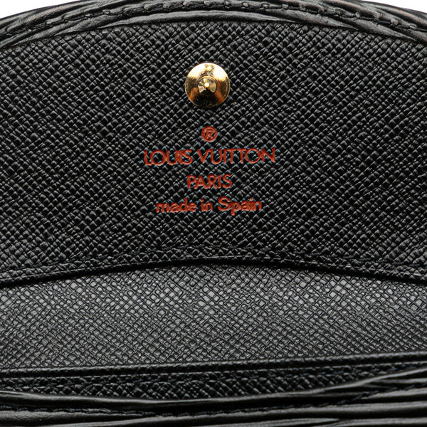 ルイ ヴィトン エピ ポルトモネ サーンプル 小銭入れ コインケース M63412 ノワール ブラック レザー レディース LOUIS VUITTON 【中古】